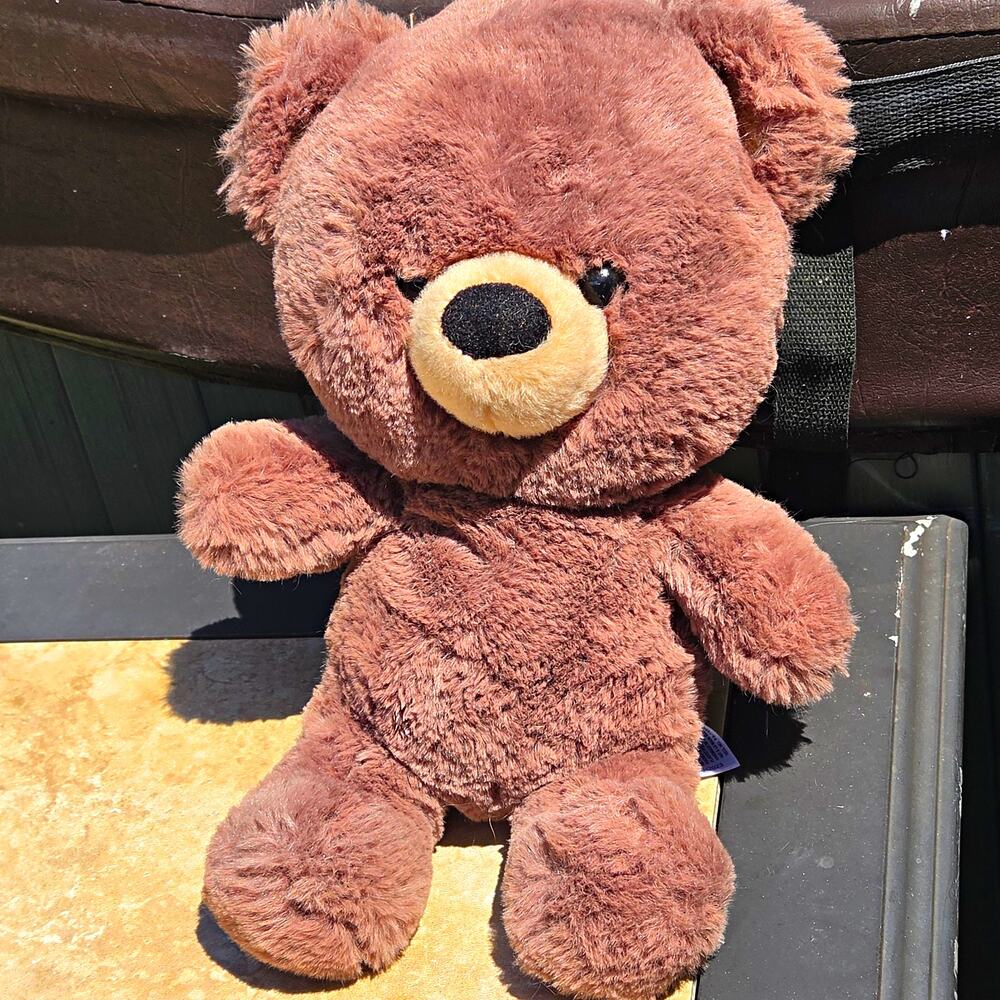 Aurora Brown Teddy Bear Plush Stuffed Animal, Small 6-14 in, Ages 3-7
